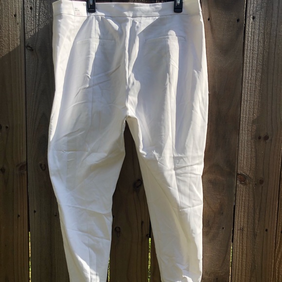 Ankle High Rise Express White pants - Picture 2 of 4